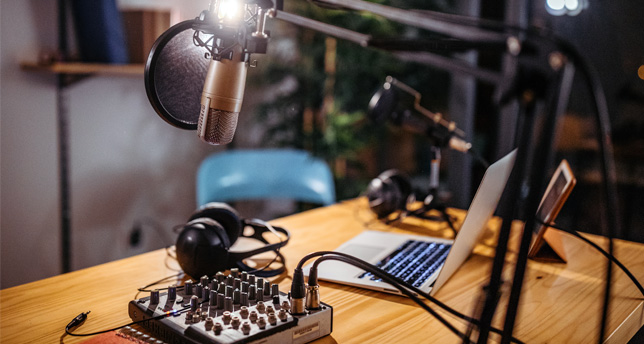 Podcast studio