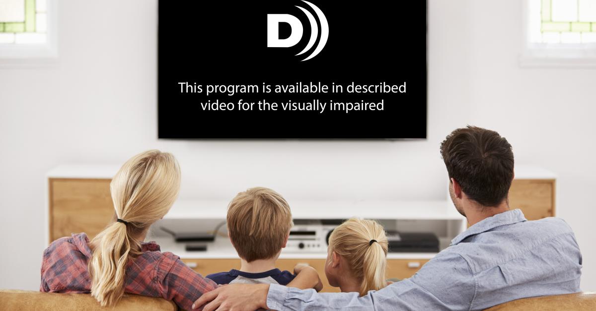 A family watching tv in DV
