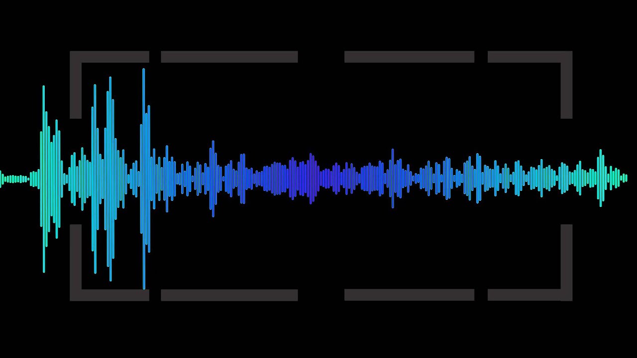 An audio wave