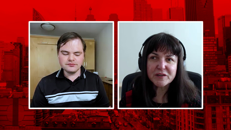 Grant Hardy and author Hanna Leavitt