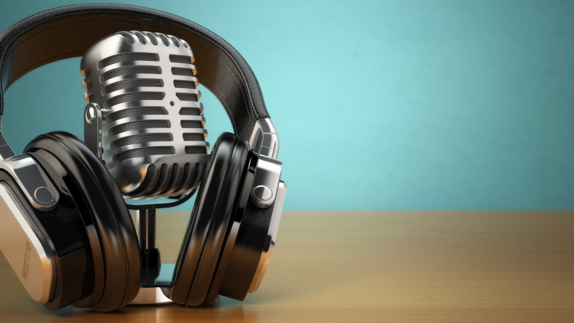 A mic and headset