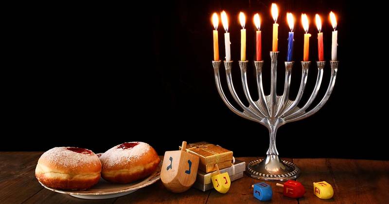 Chanukkah candles