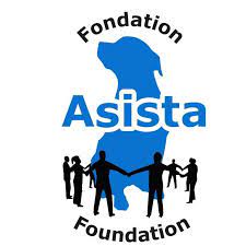 The Asista Foundation logo: a blue silhouette of a dog ringed with people holding hands