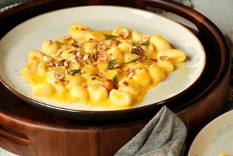 Ricotta Gnocchi with Butternut Squash Fonduta