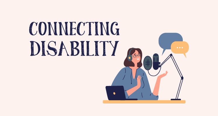 The Connecting Disability podcast logo.