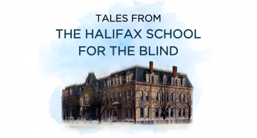 The Tales from the Halifax School for the Blind logo.